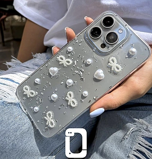 قاب پاپیون مرواریدی برجسته سامسونگ samsung